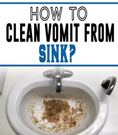 How to Clean Vomit from Sink