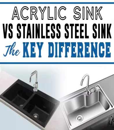 Acrylic Sink vs Stainless Steel Sink