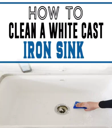 How to Clean a White Cast Iron Sink