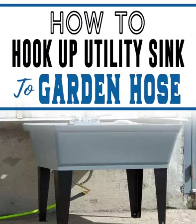 How to Hook Up Utility Sink to Garden Hose