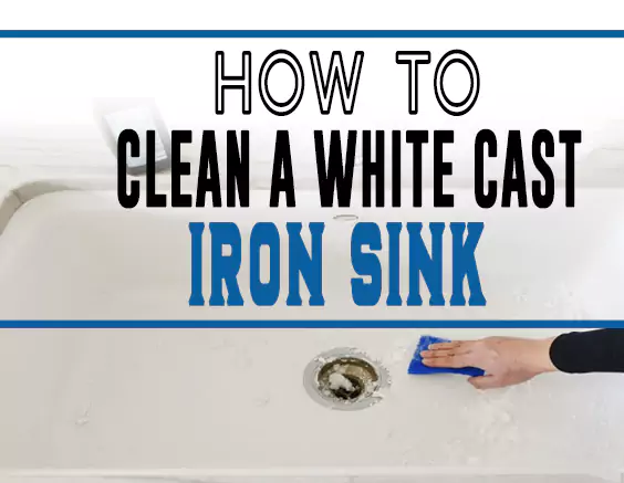 How to Clean a White Cast Iron Sink